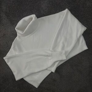 Forever 21 White Turtleneck Sweater